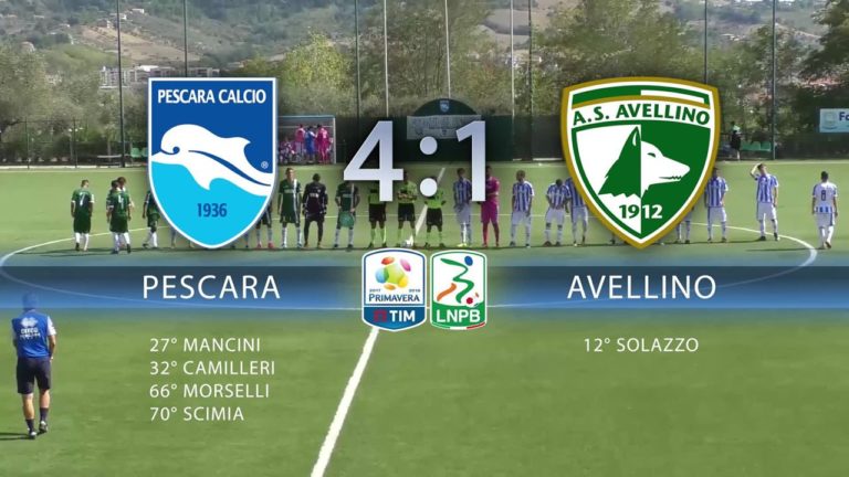 Primavera PESCARA – AVELLINO 4-1, gli highlights