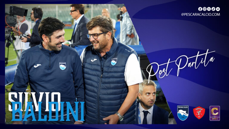 MISTER BALDINI NEL POST PARTITA PESCARA – PERUGIA