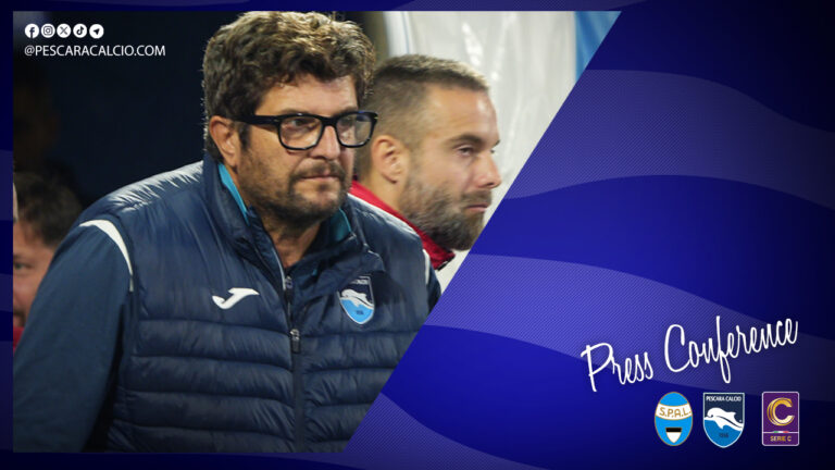 MISTER SILVIO BALDINI NEL POST PARTITA SPAL – PESCARA