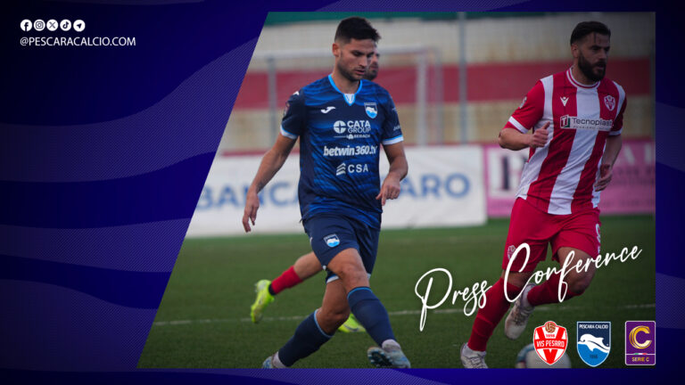 FILIPPO PELLACANI nel post partita VIS PESARO – PESCARA